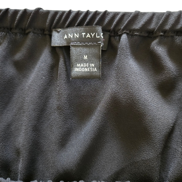 Ann Taylor Black Off-Shoulder Blouse - Picture 9 of 9